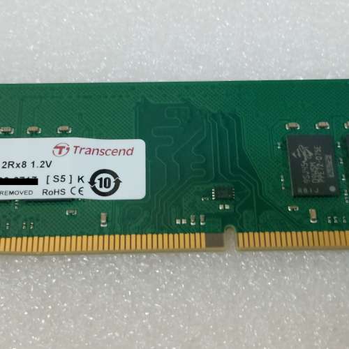 行貨有保TRANSCEND DDR4-2666MHz 16GB x 1 桌上型記憶體 (100% WORK)