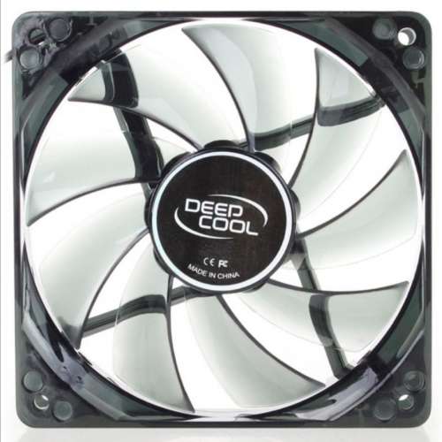 New! 全新! Deepcool 12cm 高風量 靜音 機箱 風扇 藍色 Led