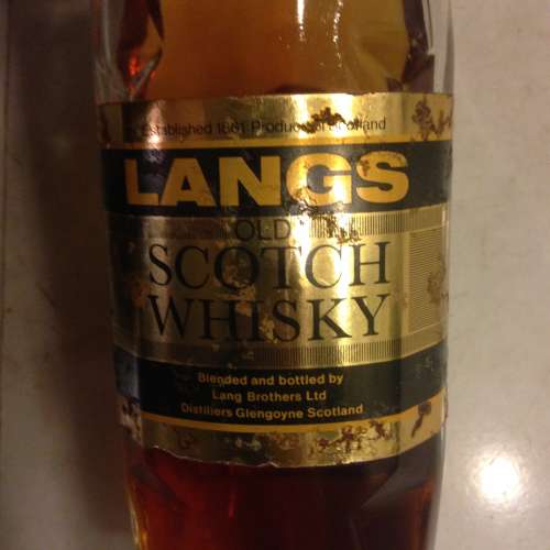 🥃 LANGS Old Scotch Whisky 750ml 43% NEW 全新 蘇格蘭威士忌 個人收藏 🥃