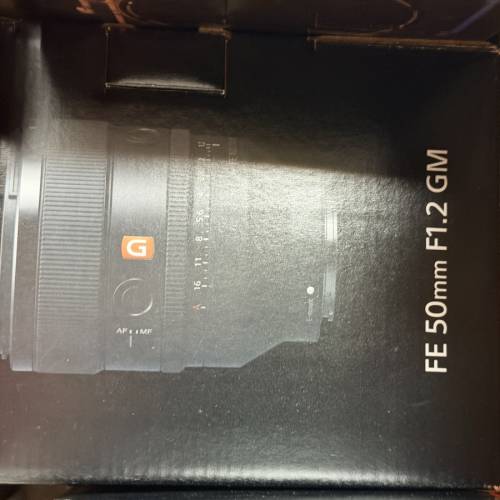 二手 行貨Sony FE 50mm F1.2 GM 鏡頭 連B+W UV filter