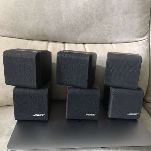 🔉  BOSE JEWEL Double Cube Speaker 3pc Set USED 骰仔 喇叭 音箱 三個套裝 不带線 ...
