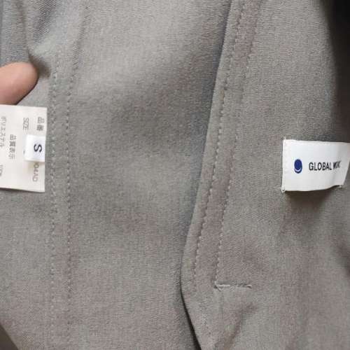 (( 全新 ))  global work深灰色外套 // 74cm長 52cm闊