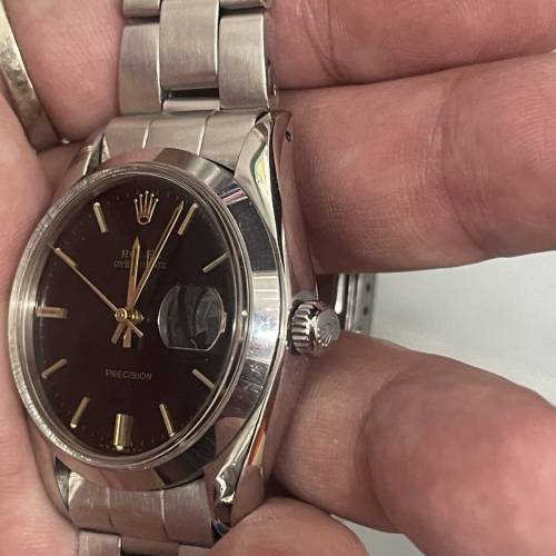 好L型🤣 經典 ROLEX 6694 少有黑面金銀字 7835帶 12格 平X到笑$16800