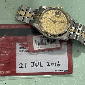 好L新淨👻 TUDOR 74033 少有布紋面鑽石字 888周大福行貨 歡迎比較😂 $11800