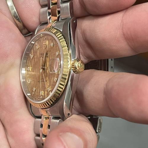 好L新淨👻 TUDOR 74033 少有布紋面鑽石字 888周大福行貨 歡迎比較😂 $11800