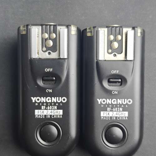 永諾 yongnuo RF-603N 閃燈觸發器 （nikon) 用