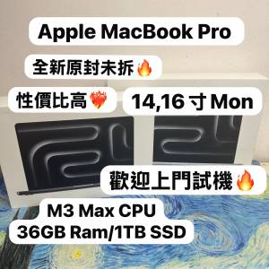 （全新原封未拆✨M3 Max CPU MacBook Pro)APPLE  MacBook Pro 2023/ M3 Max CPU / ...