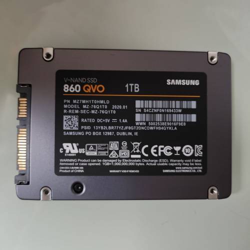 Samsung 860 QVO SATA 2.5" SSD 1TB