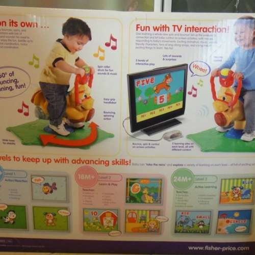 FISHER PRICE Smart Bounce & Spin Pony USED