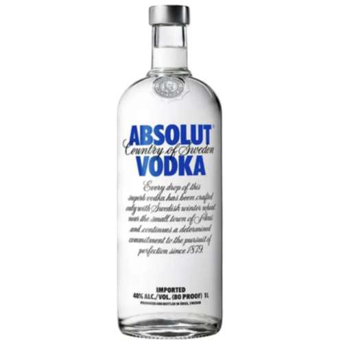 🥃 ABSOLUT VODKA SWEDEN 100cl 1L 40% 全新 伏特加 瑞典 醇酒 美酒 🍹