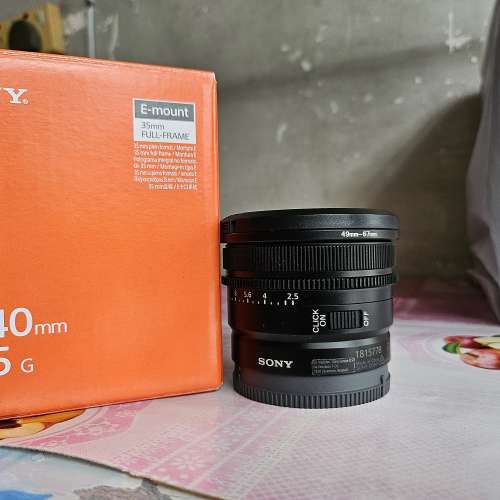 sony fe 40mm f2.5G