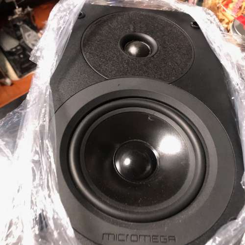 🔉MICROMEGA MySpeaker Bookshelf Passive Speakers *damaged* USED 喇叭 音箱 一對 ...