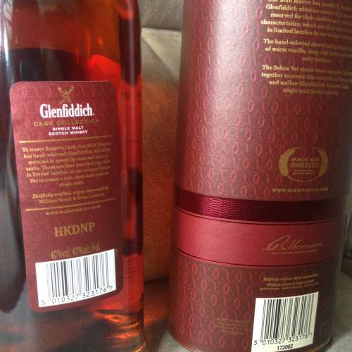 🥃 GLENFIDDICH Cask Collection Reserve Cask Single Malt Whisky 全新 蘇格蘭 單...