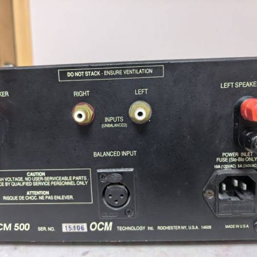 OCM 500 超靚 絕版後級