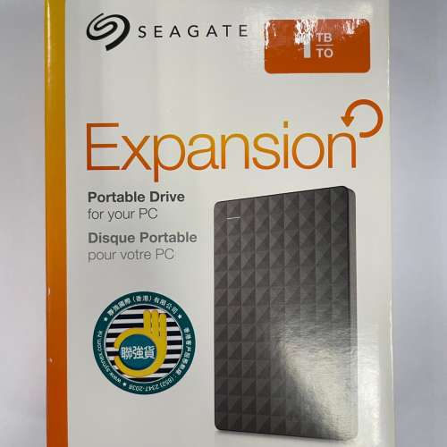 全新 Seagate Expansion Drive 外置硬碟