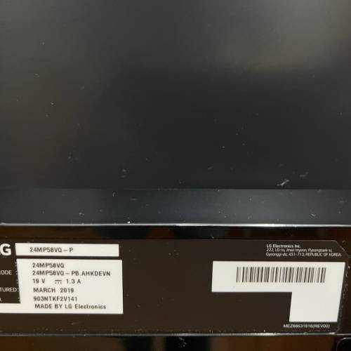 LG 24 吋 Monitor