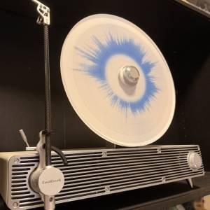 CoolGeek VS-01 直立一體式黑膠唱盤播放器 白色 9成新