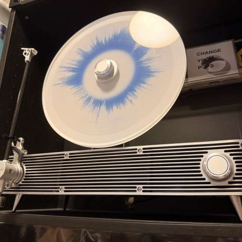 CoolGeek VS-01 直立一體式黑膠唱盤播放器 白色 9成新