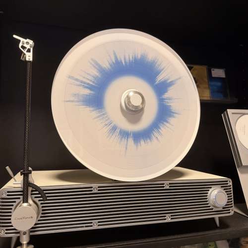 CoolGeek VS-01 直立一體式黑膠唱盤播放器 白色 9成新