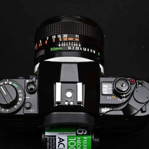 Canon a1 with 50mm f1.4 ssc