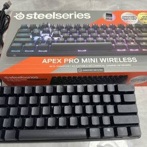 Steelseries Apex Pro Mini Wireless 60% ANSI無線PBT遊戲鍵盤