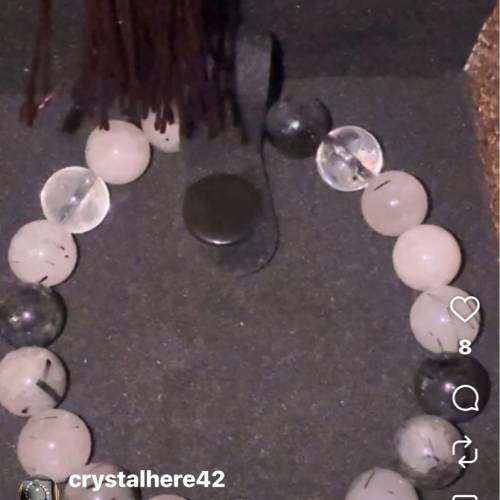 天然水晶石頭，新年開運手鏈  ig crystalhere42