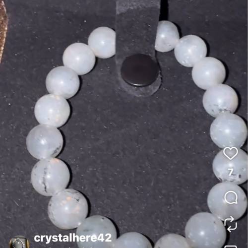 天然水晶石頭，新年開運手鏈  ig crystalhere42
