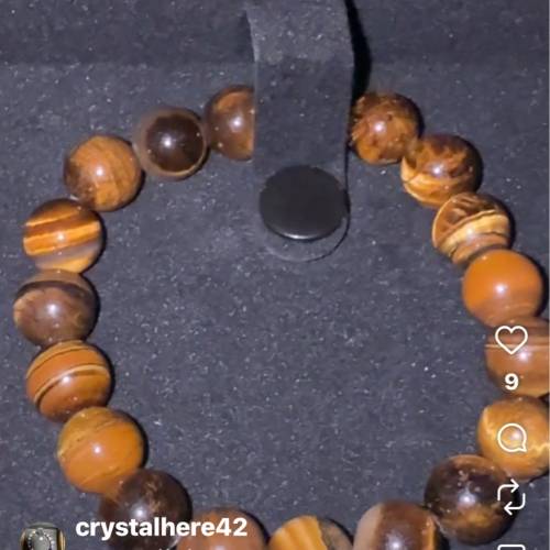 天然水晶石頭，新年開運手鏈  ig crystalhere42