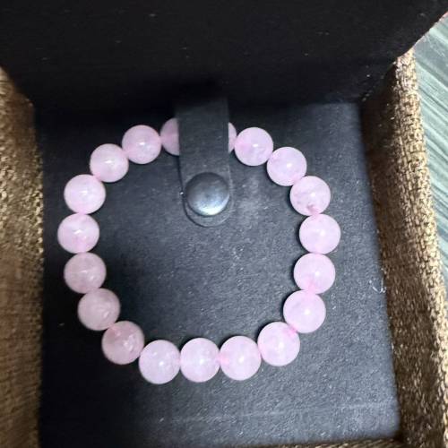 水晶手鏈粉晶紅紋石螢石黑髮晶