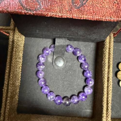 水晶手鏈粉晶紅紋石螢石黑髮晶