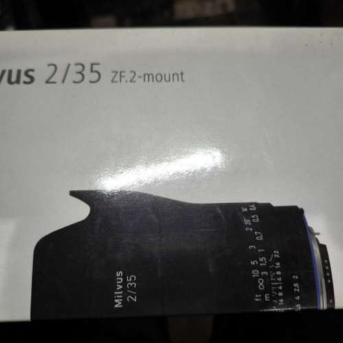 Zeiss ZF.2 Milvus 35 35mm F2.Nikon F Mount