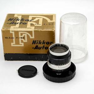Nikon 10.5cm f2.5 連對號碼原盒