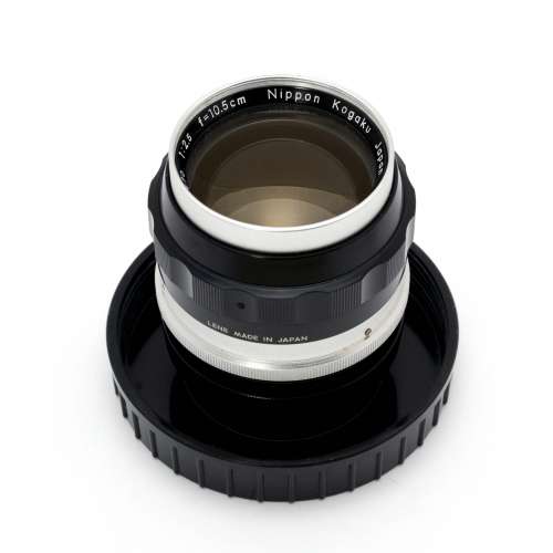 Nikon 10.5cm f2.5 連對號碼原盒