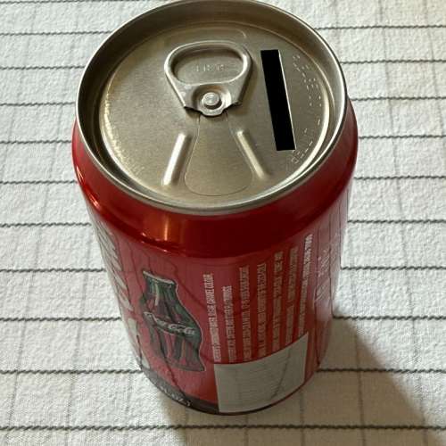 罕有可樂收藏品 鋁質可樂罐錢箱