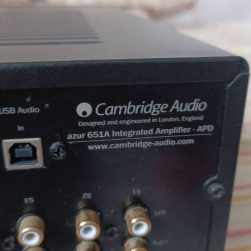 Cambridge audio Azur 651A,九成新少用連搖控，音樂感豐富，歡迎試取！售$1500