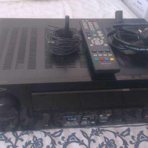 Denon AVR-X1500H,九成新連原廠配件，注意：突然冇聲出吾知是否按錯制，零件或合维...