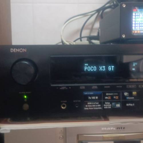 Denon AVR-X1500H,九成新連原廠配件，注意：突然冇聲出吾知是否按錯制，零件或合维...