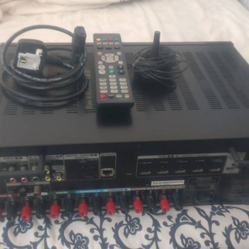 Denon AVR-X1500H,九成新連原廠配件，注意：突然冇聲出吾知是否按錯制，零件或合维...