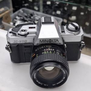 MINOLTA X-370 + MC 50MM 1.4 全正常   MINOLTA X-370S + MD 50MM F2 全正常