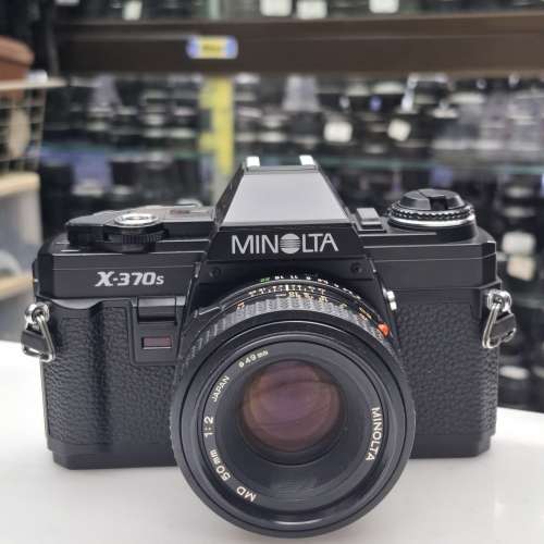 MINOLTA X-370 + MC 50MM 1.4 全正常   MINOLTA X-370S + MD 50MM F2 全正常