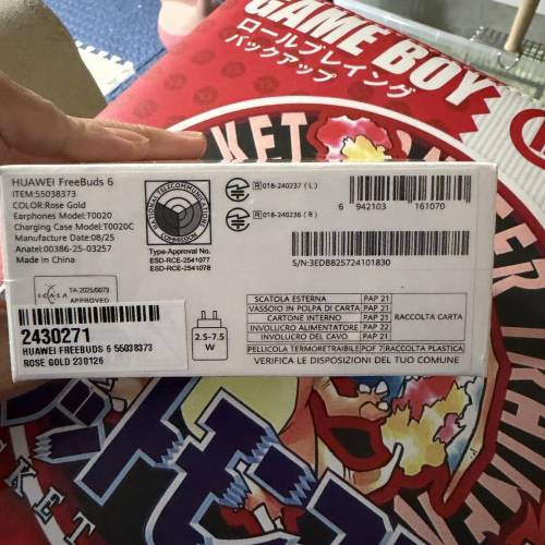 Huawei freebuds 6 藍牙耳機