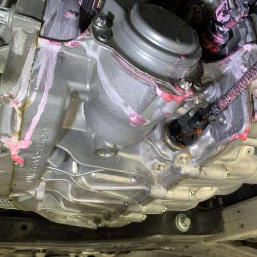 平治更換水泵節溫器水膽 Engine 膠