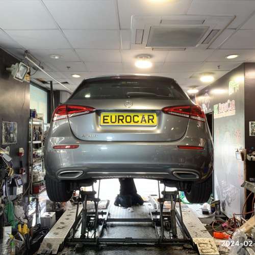 平治更換水泵節溫器水膽 Engine 膠