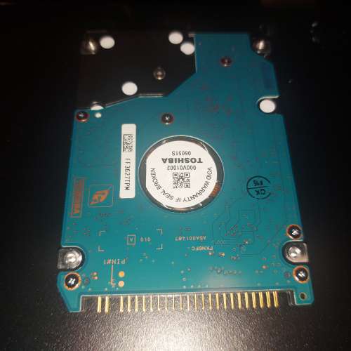 Toshiba ide 80GB 2.5 吋 harddisk