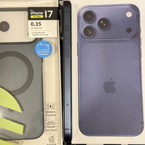 iPhone 17 pro max 1tb藍色