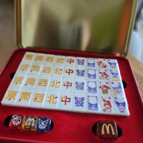 麥當勞 My Melody和Kuromi 迷你水晶麻將（MTR交收）