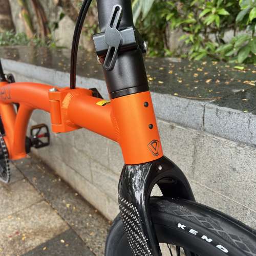 ((靚價橙色 同 限定櫻花粉色)) 2026 JAVA NEO 9速/12速電變 油剎桶軸 16吋349 碳叉...