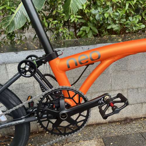 ((靚價橙色 同 限定櫻花粉色)) 2026 JAVA NEO 9速/12速電變 油剎桶軸 16吋349 碳叉...