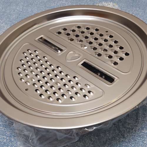 全新刨絲盆 切菜盆 多功能不銹鋼食品級刨絲盆 土豆片 蔬菜蘿蔔擦絲片 刨絲器