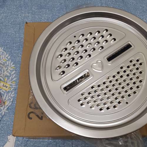 全新刨絲盆 切菜盆 多功能不銹鋼食品級刨絲盆 土豆片 蔬菜蘿蔔擦絲片 刨絲器